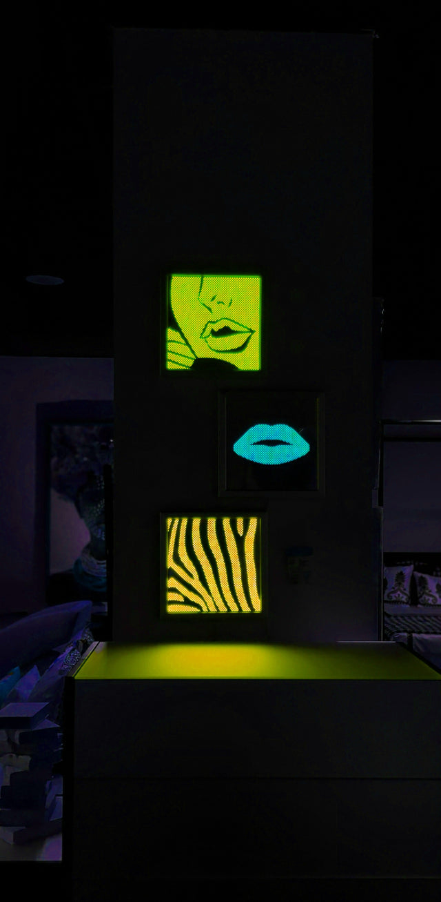 illumiarts Paris woman LED Art Lights Paris Face RGB Led PA-01-SS-SM 789091718376